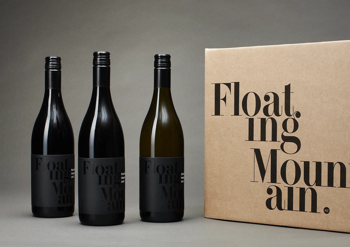 Floating Mountain — Wine packaging & brand identity
